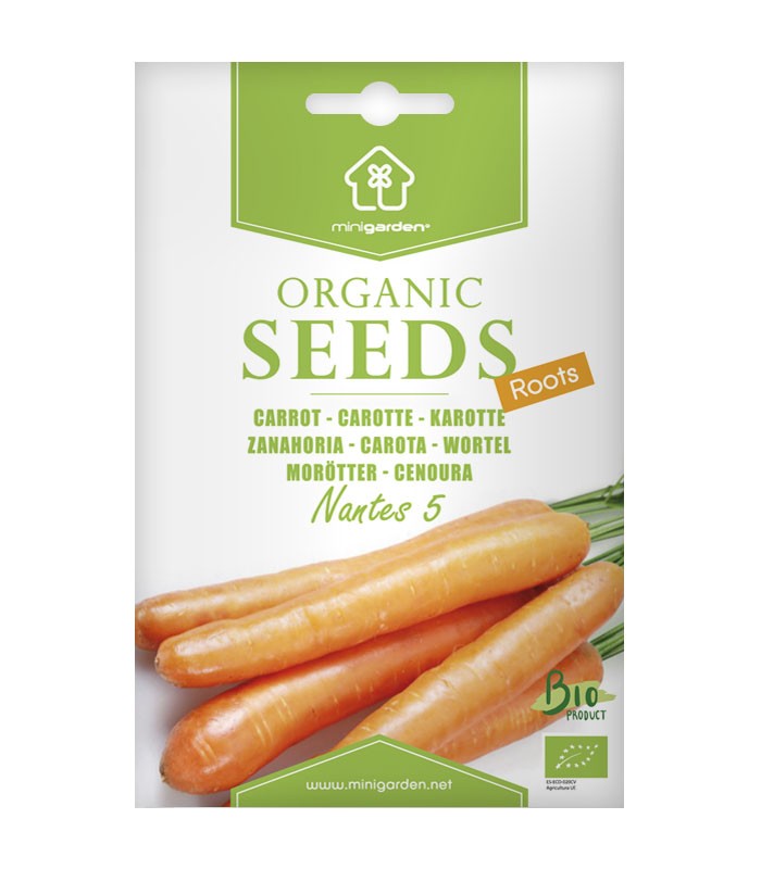 Hạt Giống Cà rốt hữu cơ nhập khẩu Châu Âu (Hết hàng) (từ 3.500 hạt/túi 5gr)