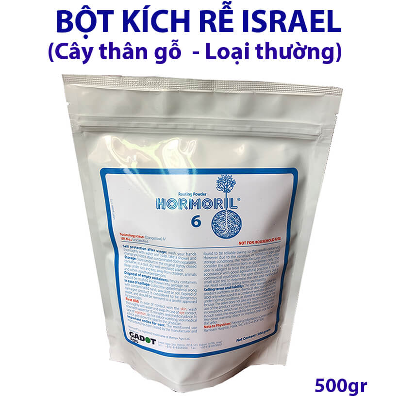 Bột Siêu Ra Rễ nhanh cây Thân Gỗ nhập khẩu Israel 0.6% I.B.A (túi 500gr loại thường)